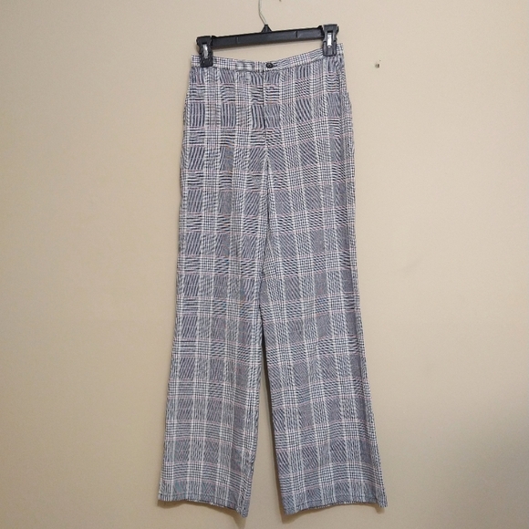 Urban Renewal Pants - 🌹Urban Renewal Plaid Wide/Straight Leg High Waisted Pants XS
